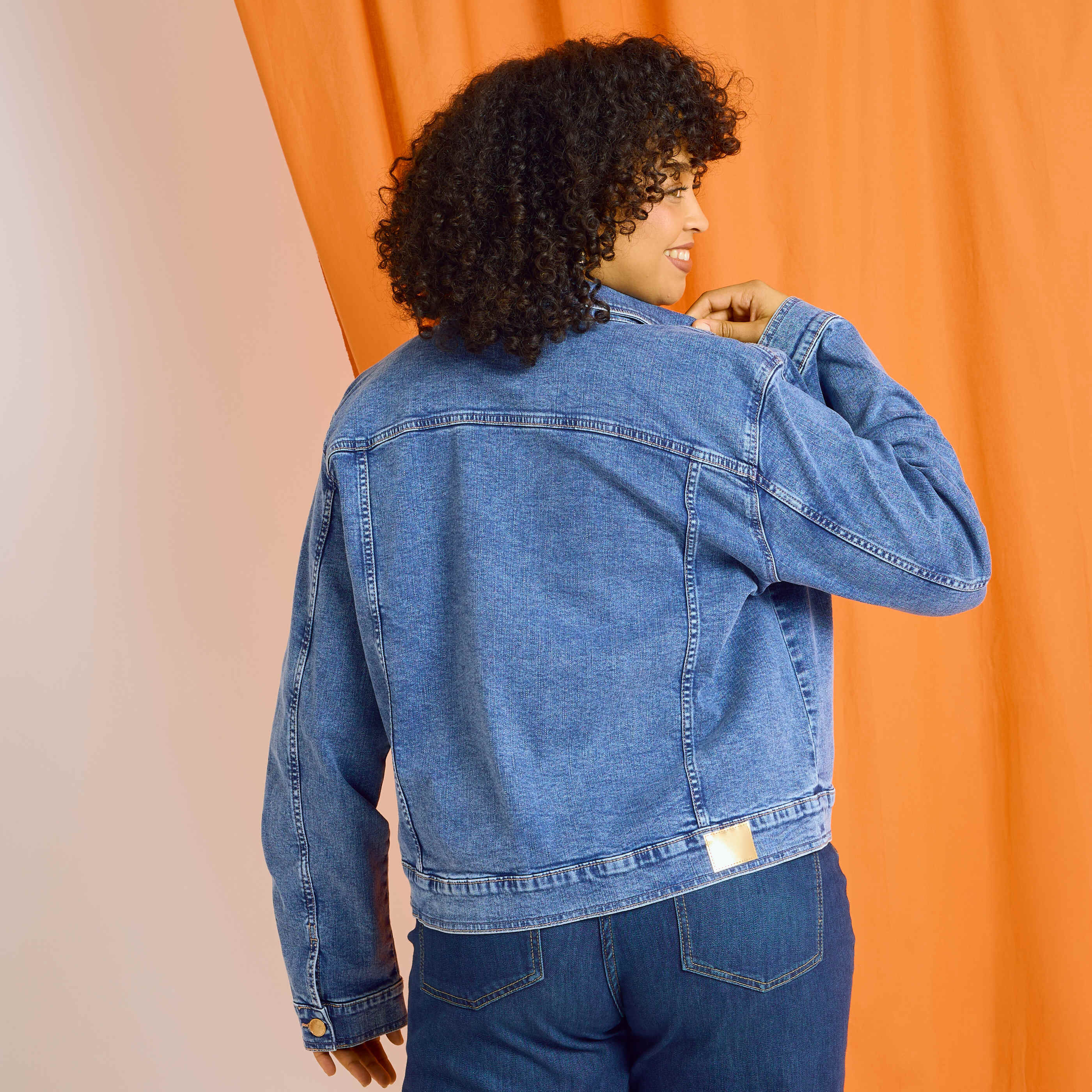 Veste en denim femme