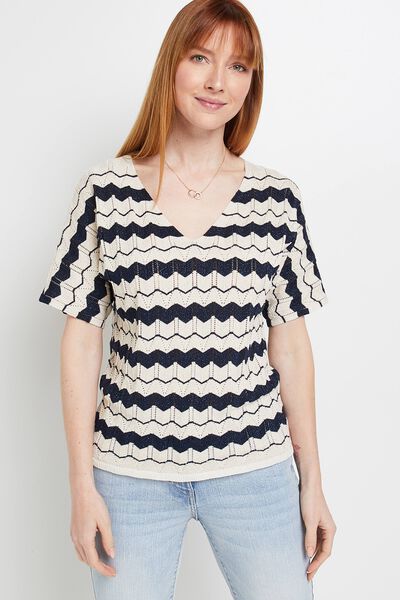 Pull ajouré femme