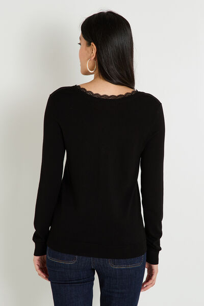 Gilet col V femme