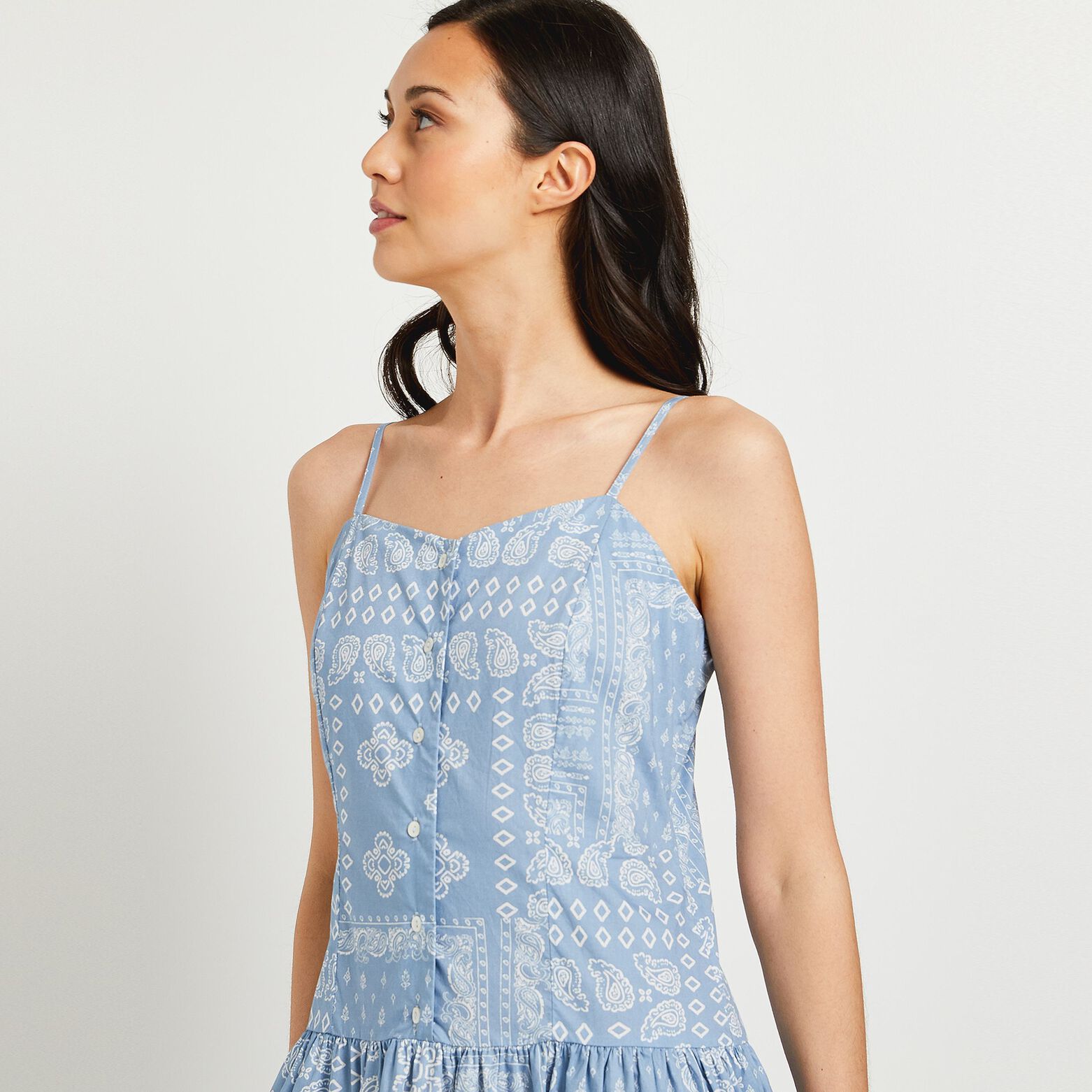Robe à bretelles femme