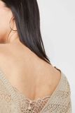 Pull ajouré femme