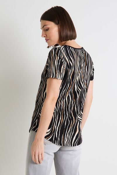 T-shirt col V femme
