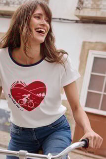 T-shirt col rond femme