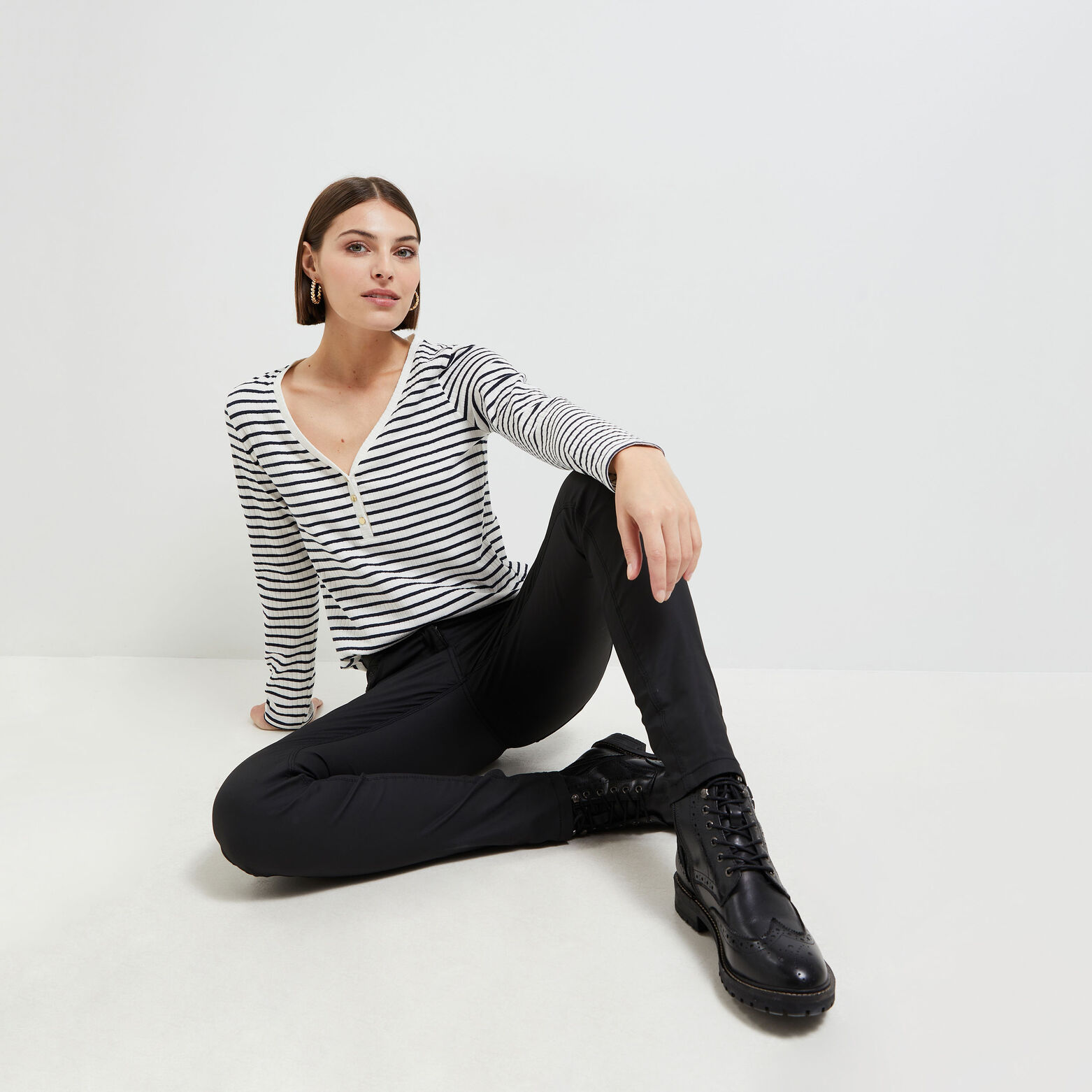 Jean slim taille haute MEMPHIS femme