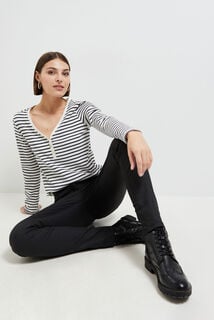 Jean slim taille haute MEMPHIS femme