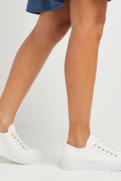 Baskets en toile femme