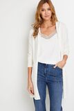 Gilet long à capuche femme
