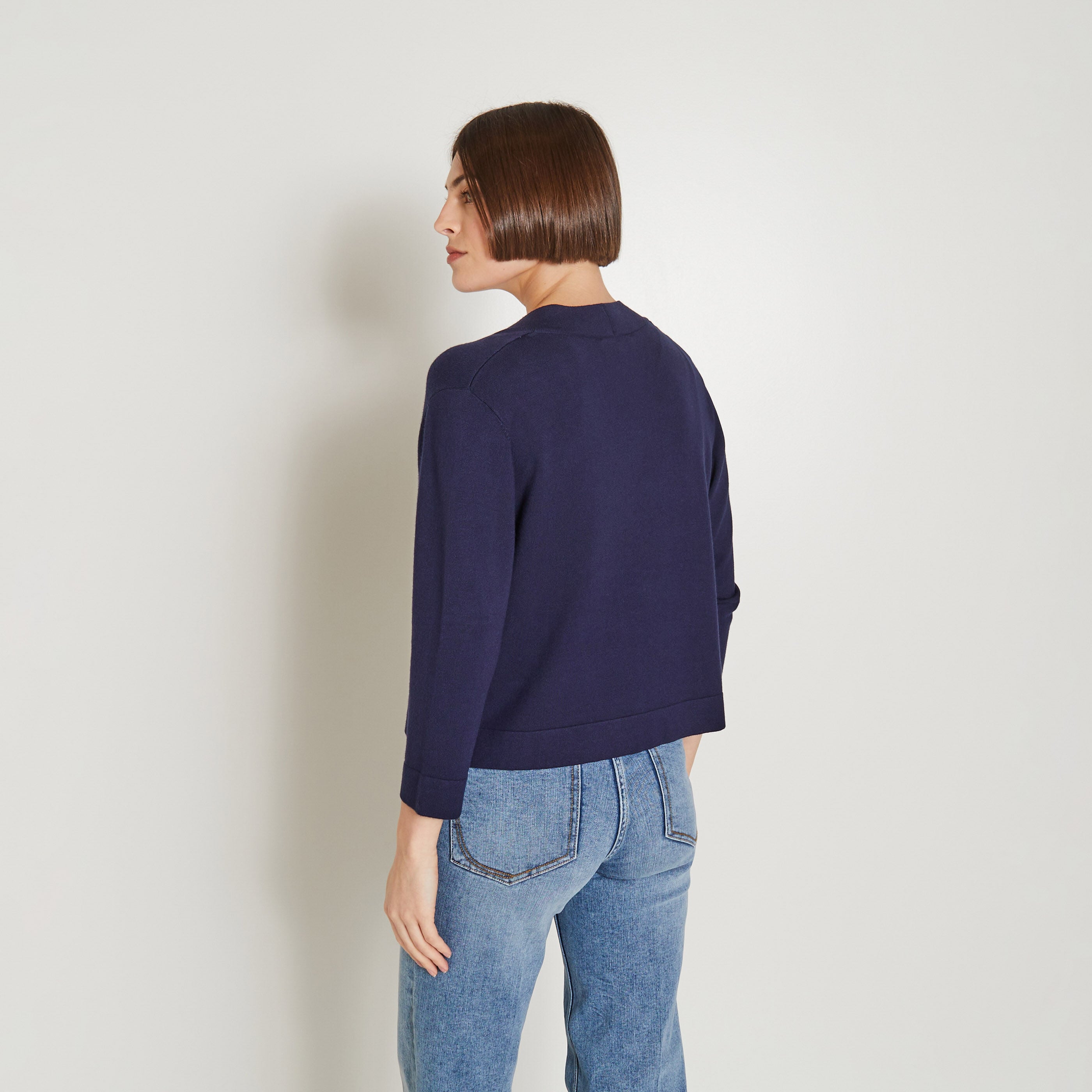 Gilet court femme