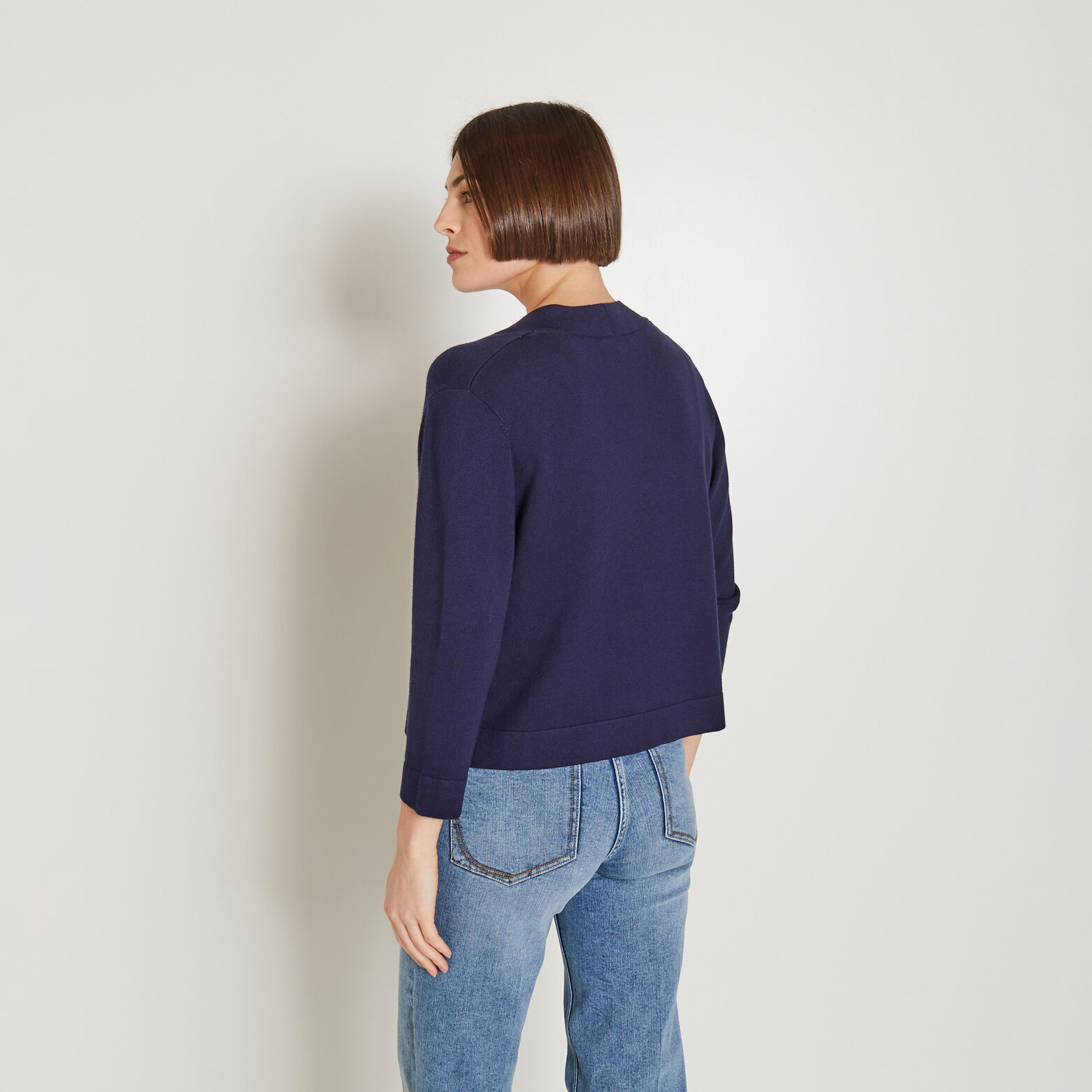 Gilet court femme