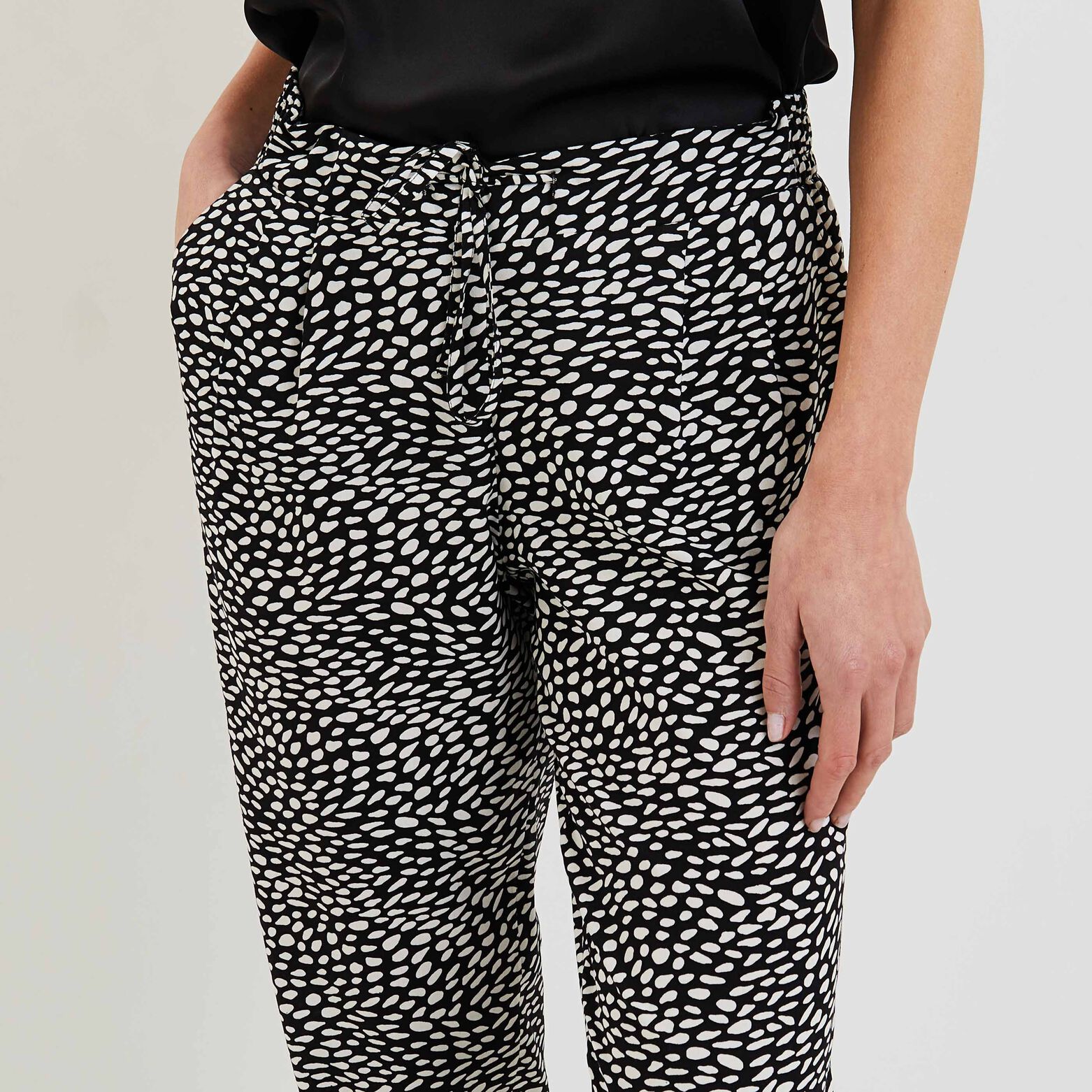 Pantalon fluide imprimé femme