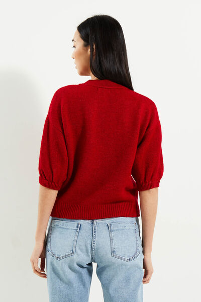 Pull manches coudes femme
