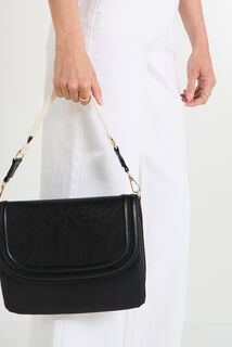 Sac zippé à rabat femme