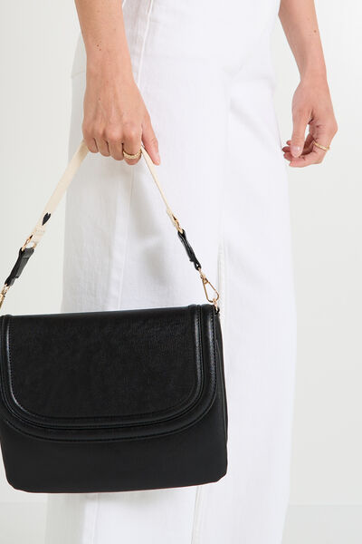 Sac zippé à rabat femme