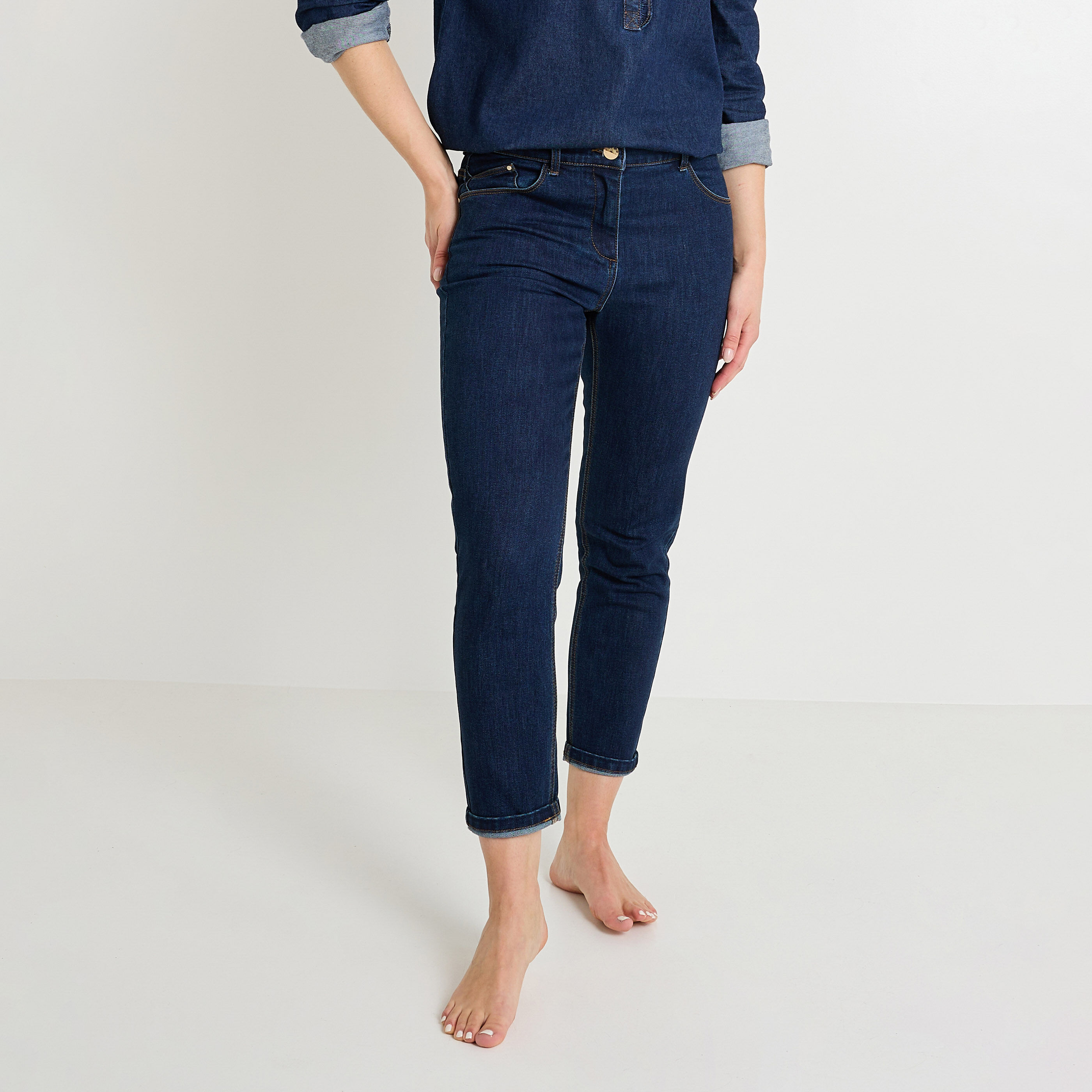 Jean boyfriend femme brut clearance