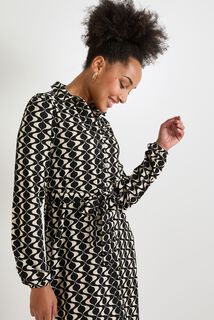 Robe col chemise femme