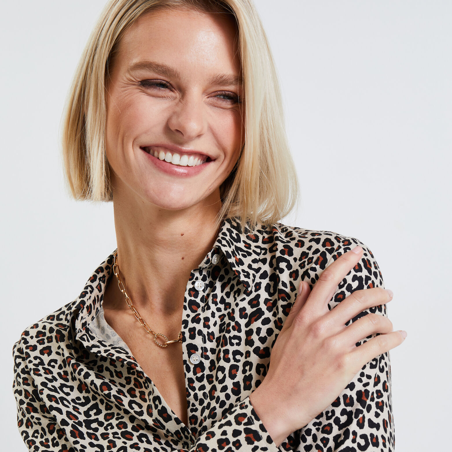 Chemise imprimée femme