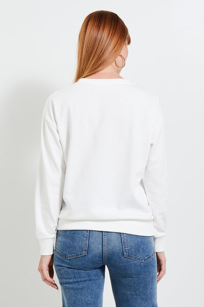 Sweat col rond femme
