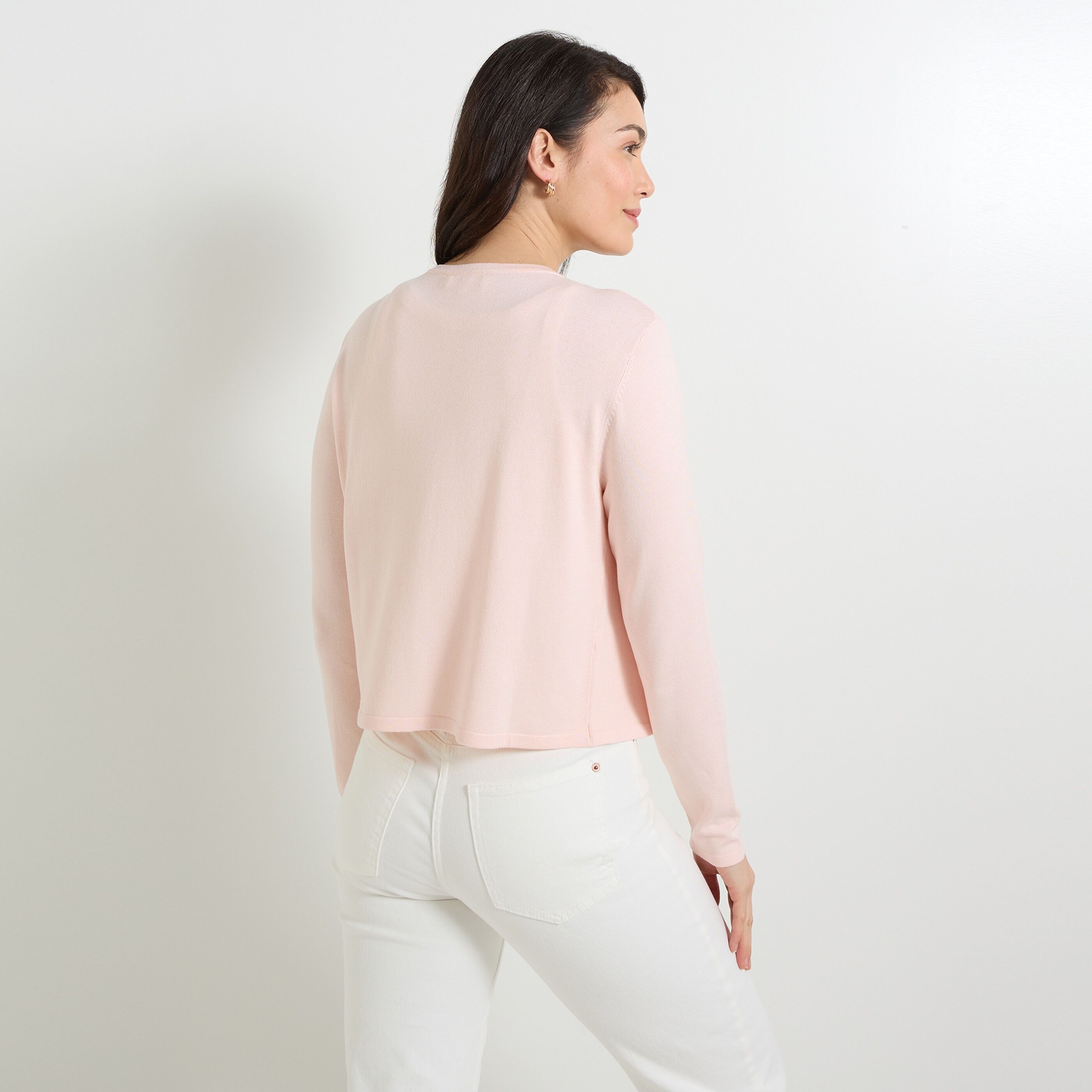Gilet col V femme