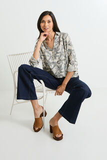 Blouse imprimée femme