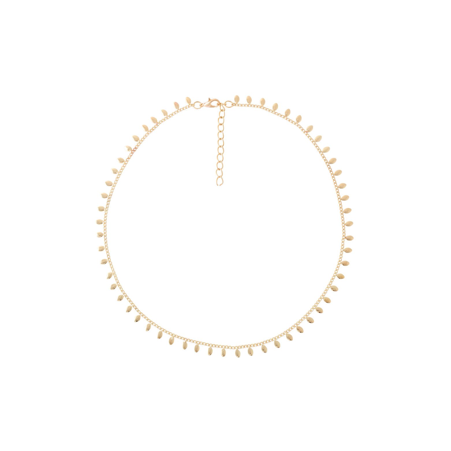 Collier navettes dorées