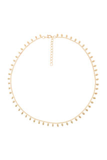 Collier navettes dorées
