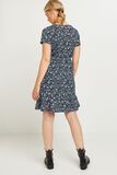 Robe en maille imprimée femme