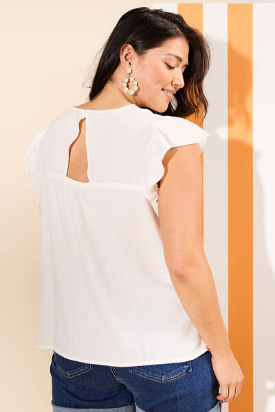 Blouse broderie femme