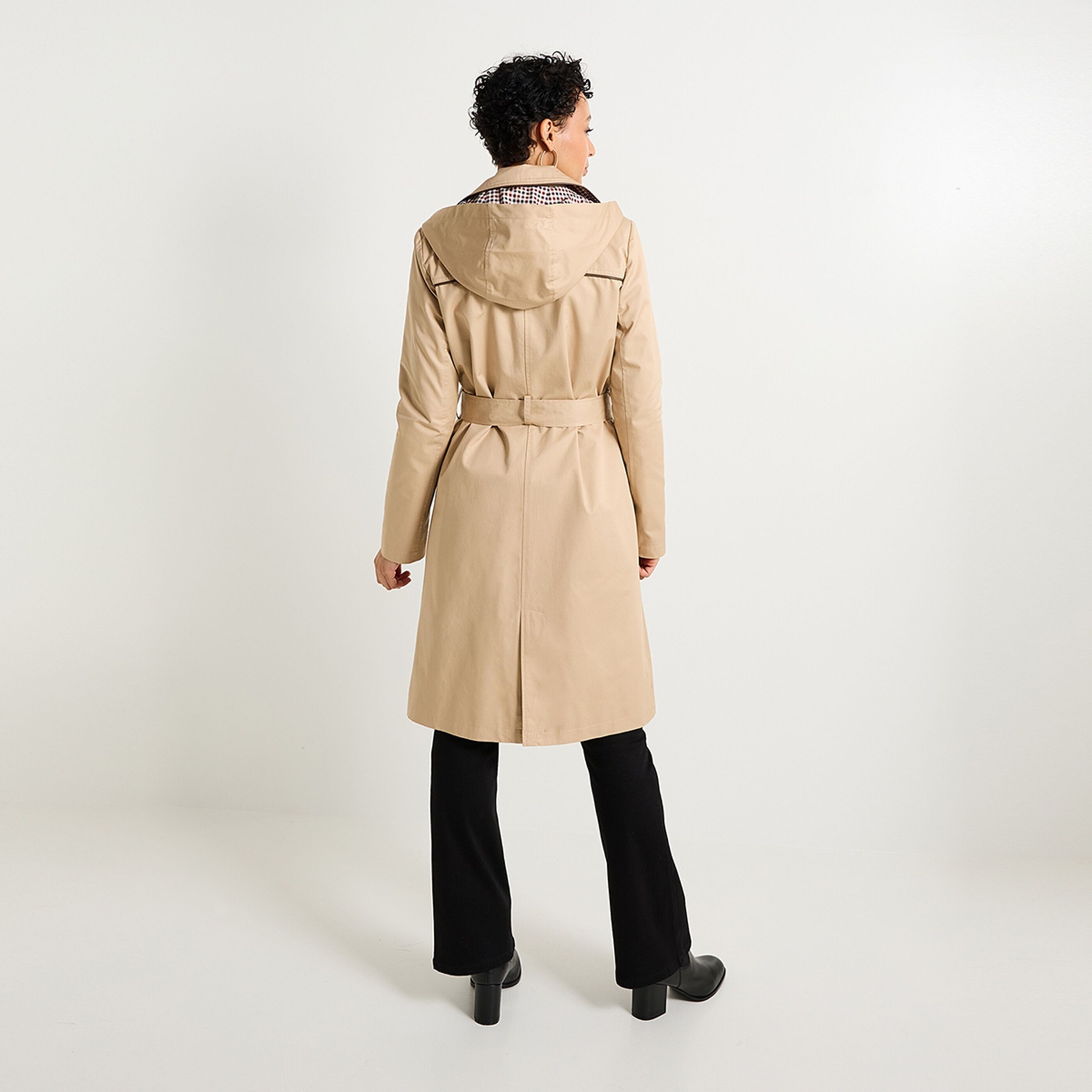 Trench long femme