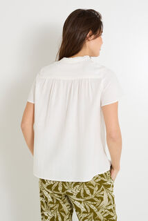 Blouse brodée femme