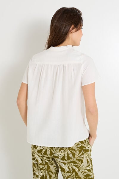 Blouse brodée femme