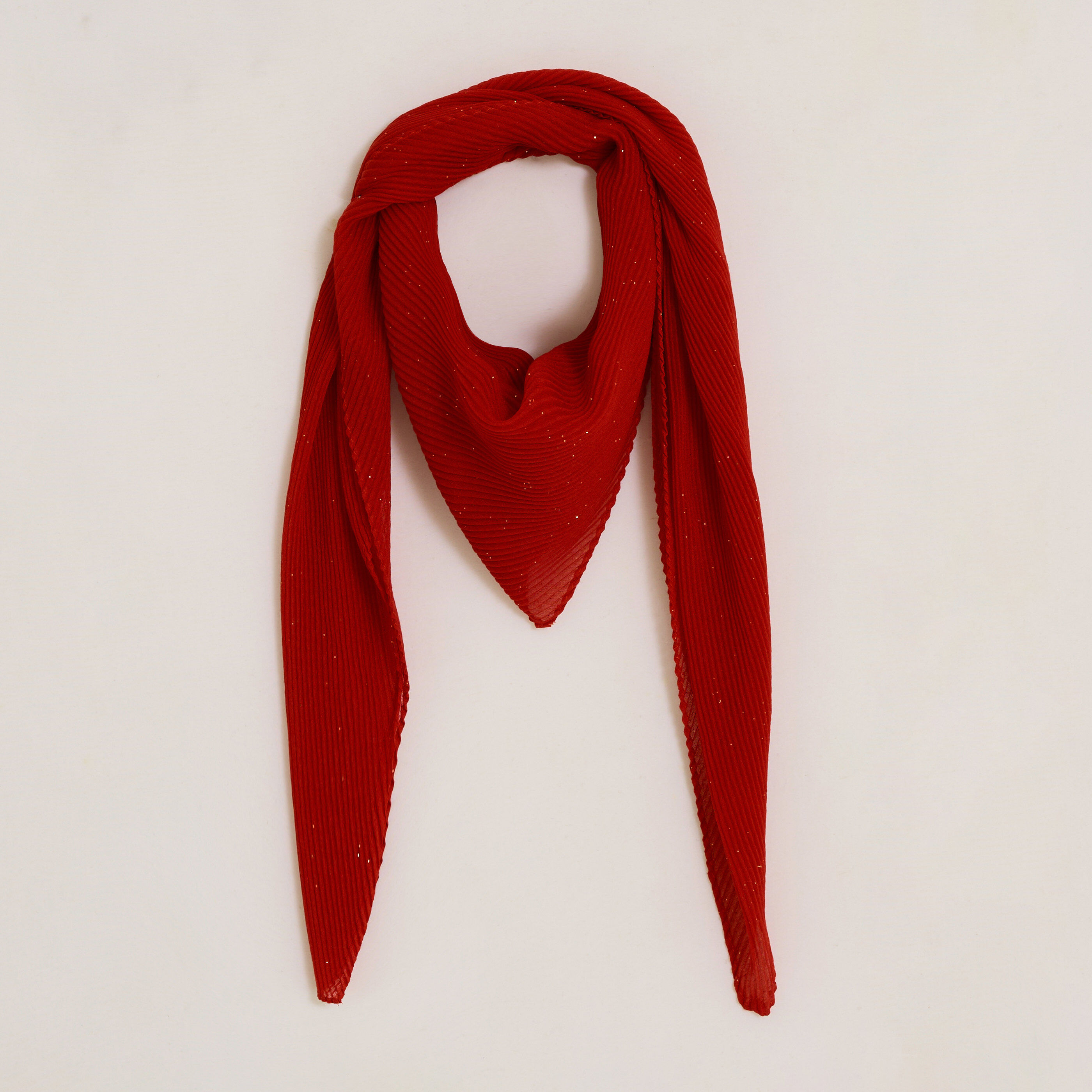 &Eacute;tole longue pliss&eacute;e femme