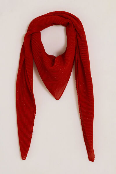 Étole longue plissée femme