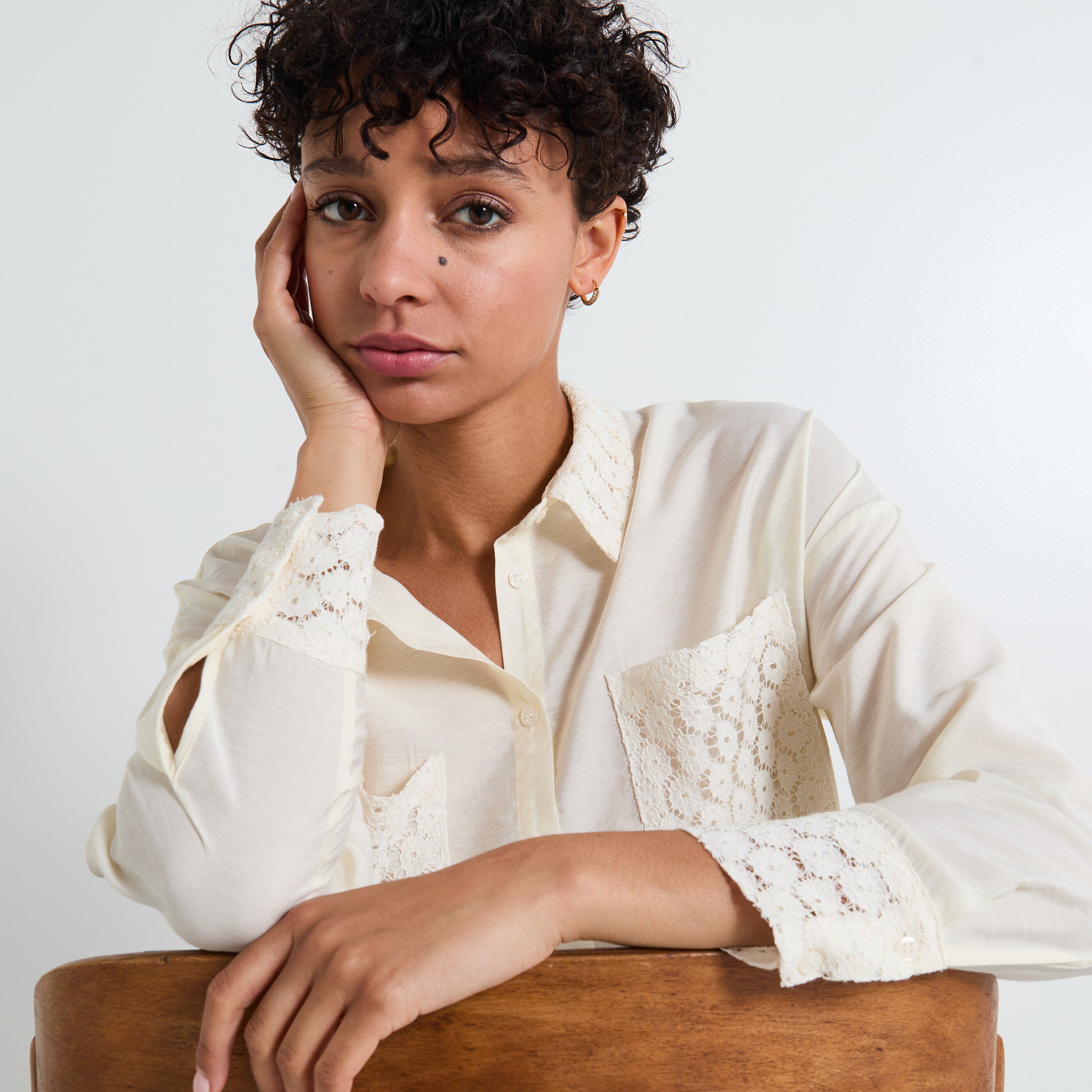 Chemisier fluide femme