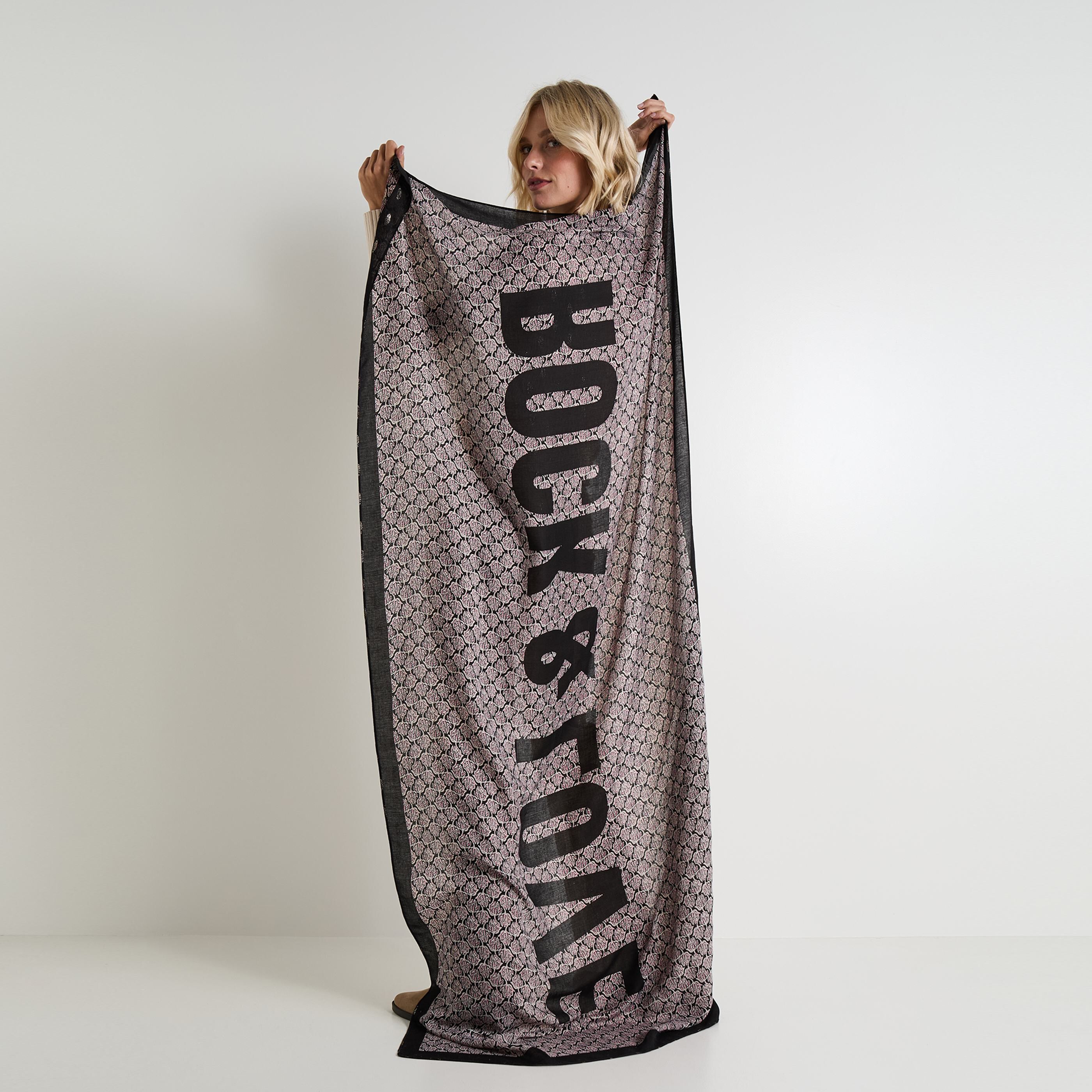 &Eacute;tole longue imprim&eacute;e femme