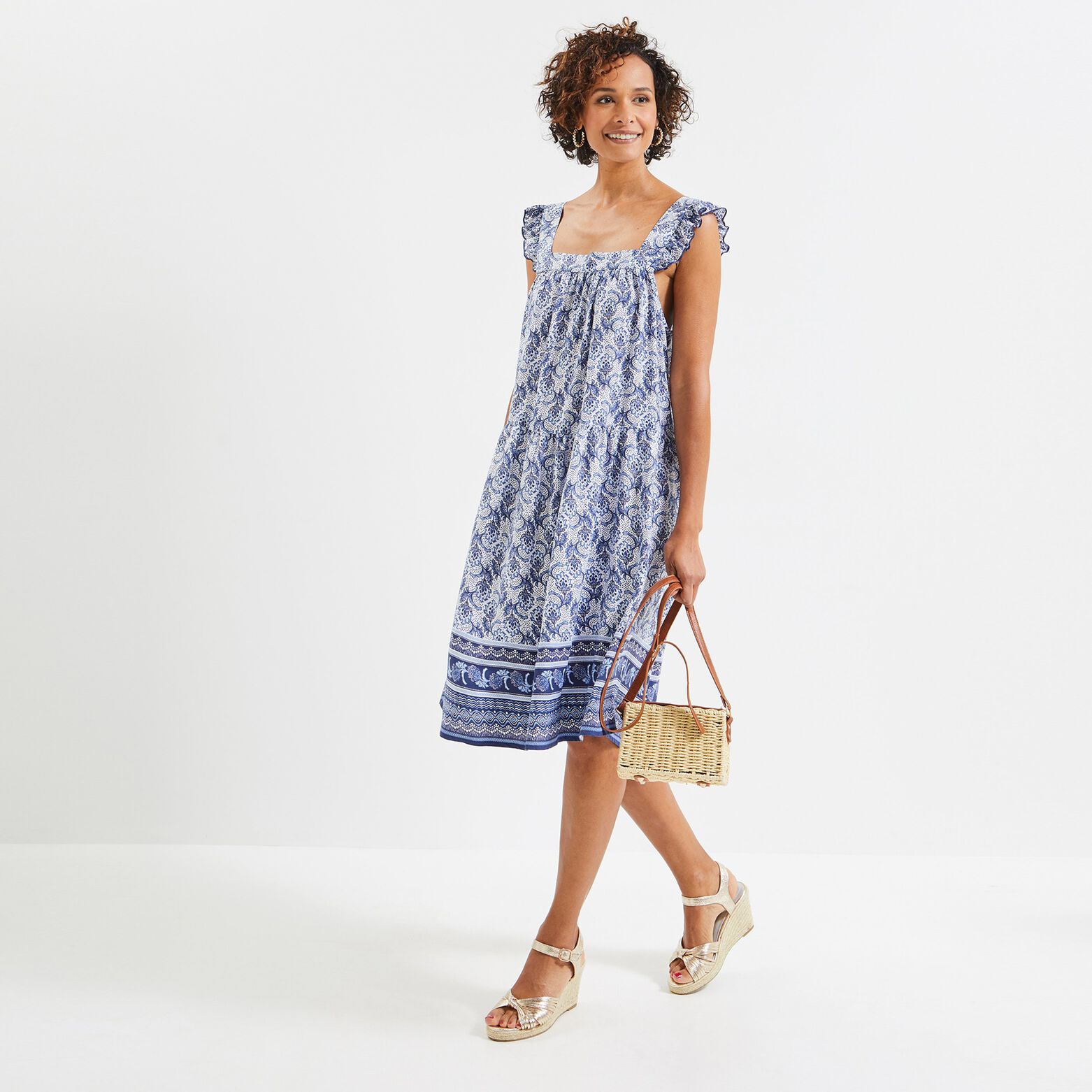 Robe imprimée femme