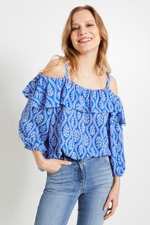 Blouse épaules dénudées femme