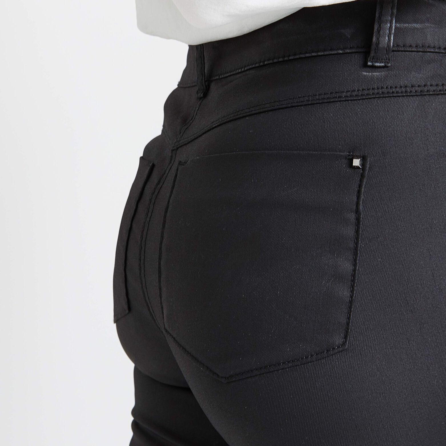 Jean slim MEMPHIS enduit femme