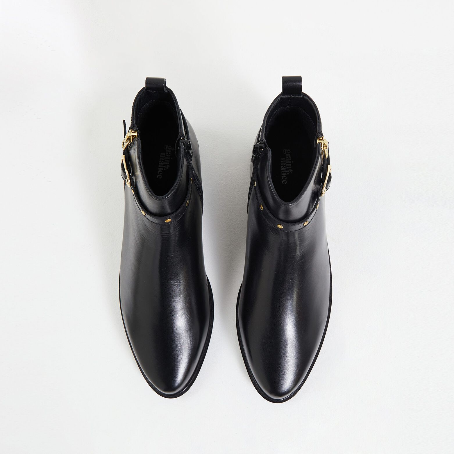 Bottines plates femme