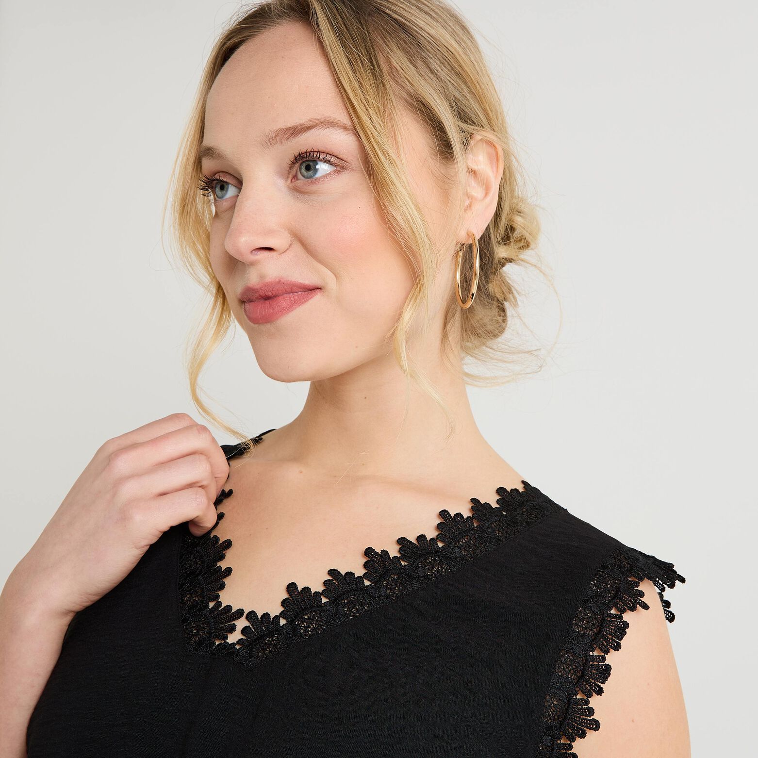 Blouse sans manches femme