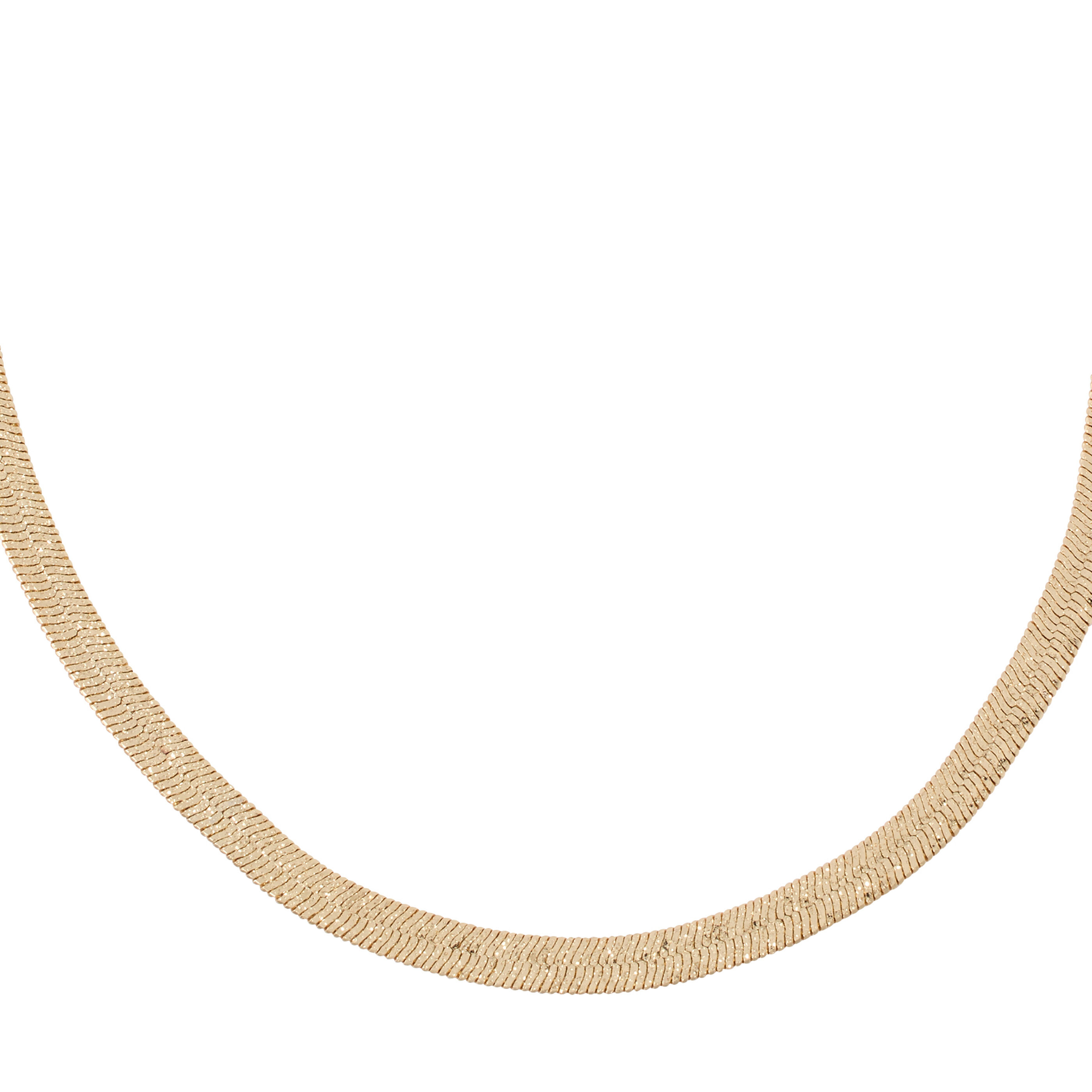 Collier cha&icirc;ne textur&eacute;