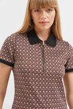 Robe en maille jacquard 