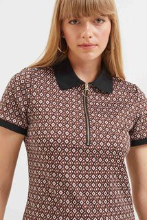 Robe en maille jacquard 