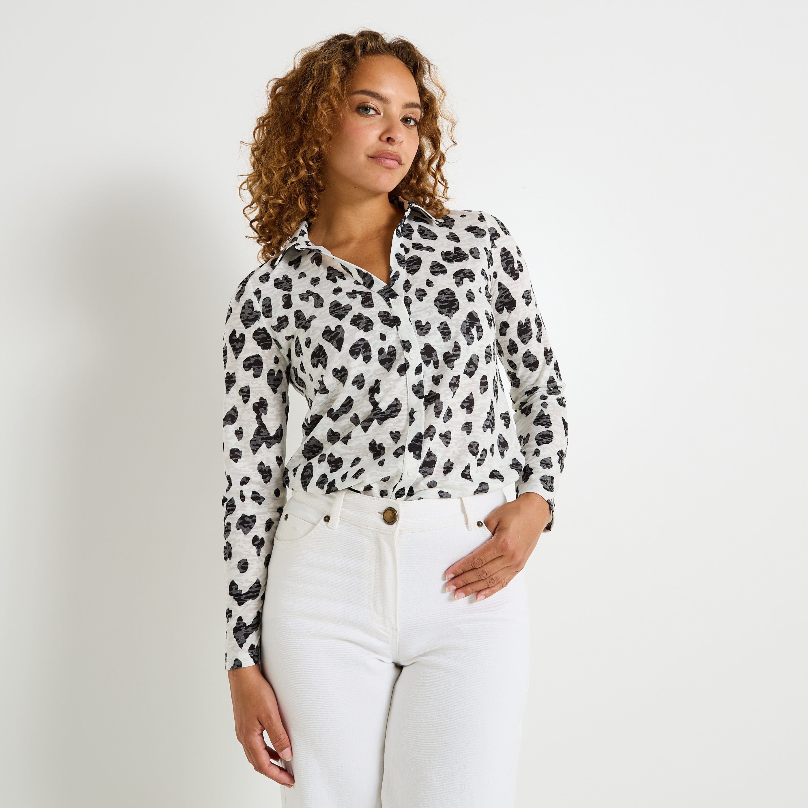 Chemise en maille femme