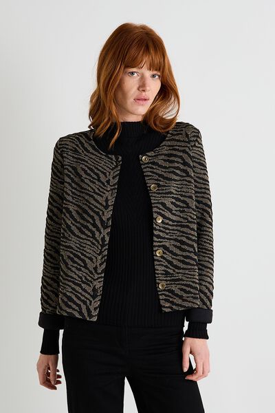 Veste col rond femme