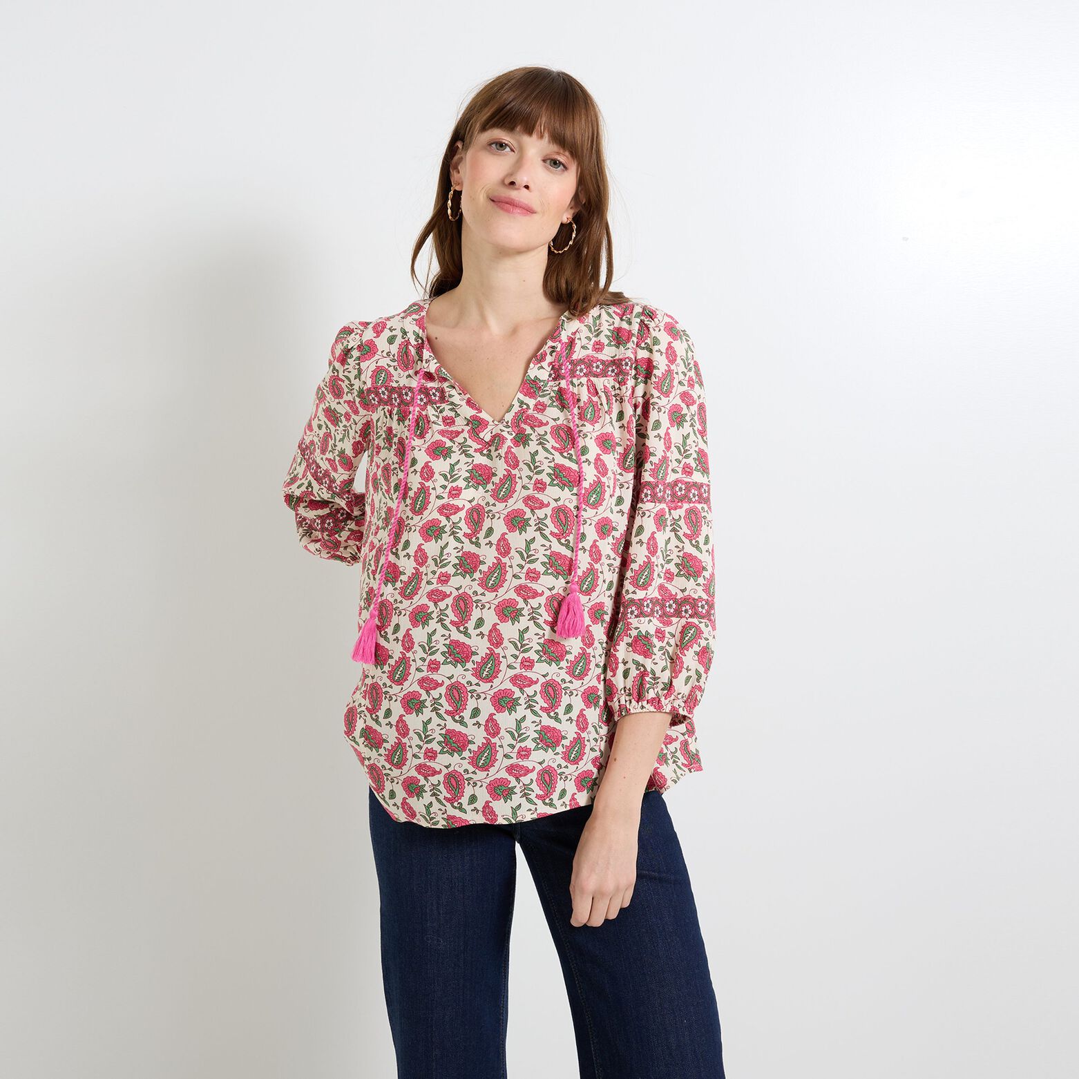 Blouse imprimée femme