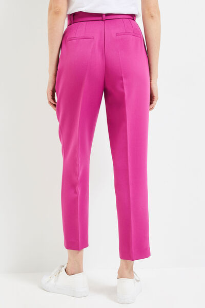 Pantalon à pinces fushia