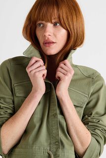 Veste saharienne denim femme