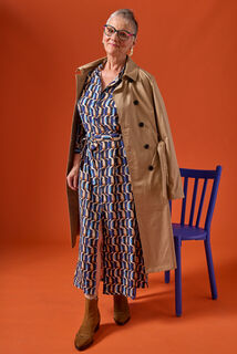Trench long femme