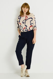 T-shirt imprimé nœud femme