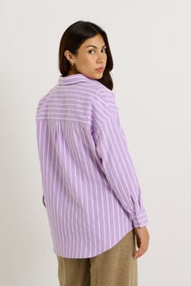 Chemise rayée femme